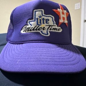 Houston Astros trucker hat